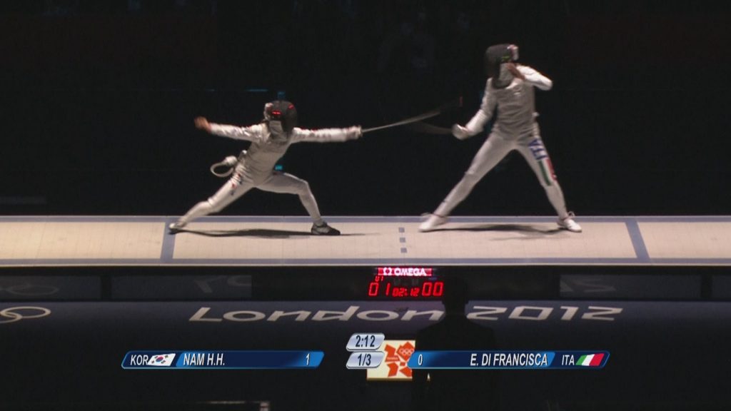 London 2012 virtual curtain
