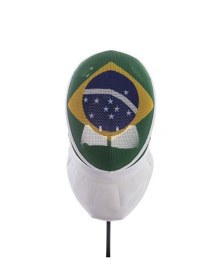 X-Change FIE Epee Mask With BRA Flag Design 
