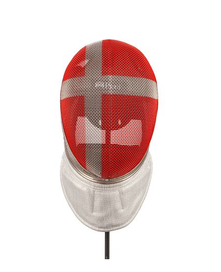 X-Change FIE Sabre Mask With DEN Flag Design
