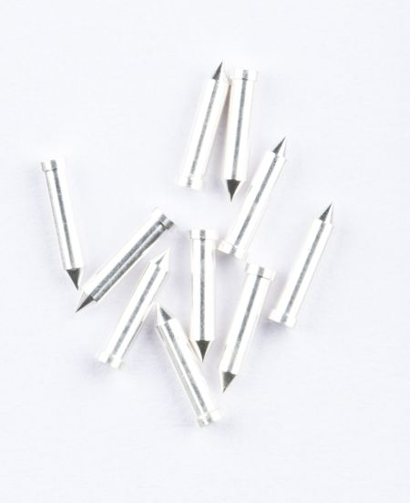 Epee Point Wire Silver Pins - Bag of 10