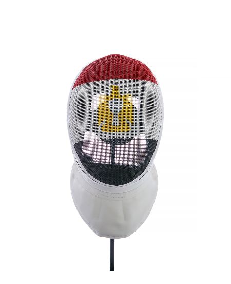 X-Change FIE Epee Mask With EGY Flag Design 