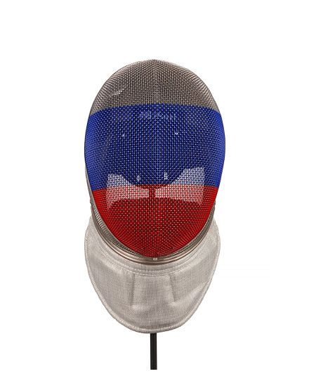 X-Change FIE Sabre Mask With RUS Flag Design