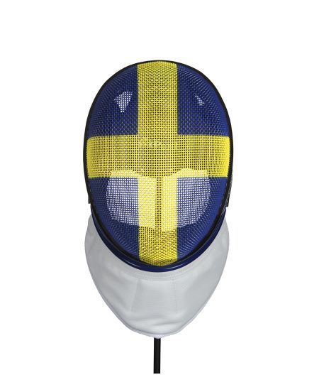 X-Change FIE Epee Mask With SWE Flag Design 